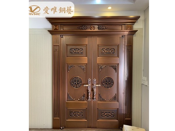 愛(ài)唯銅藝銅門(mén)廠(chǎng)家湛江別墅銅門(mén)工程案例