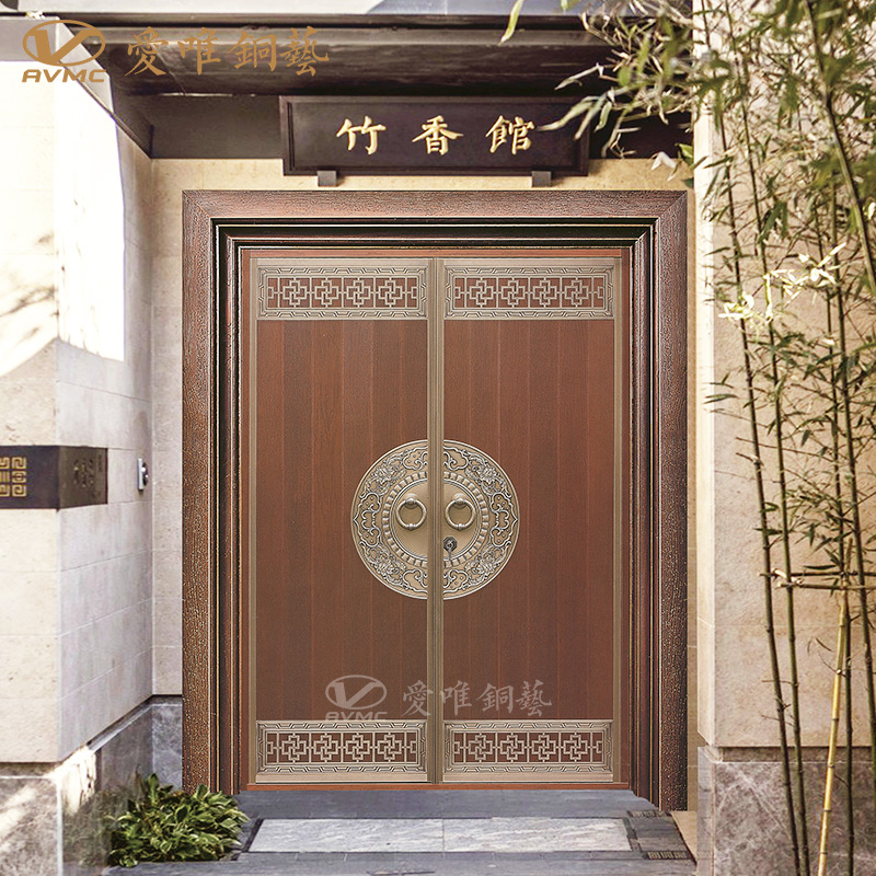 別墅銅門(mén)對(duì)開(kāi)銅門(mén)